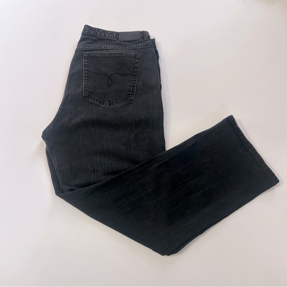 Dark/ Black Wash Ralph Lauren Straight Leg Jeans Size 16 - Picture 4 of 12